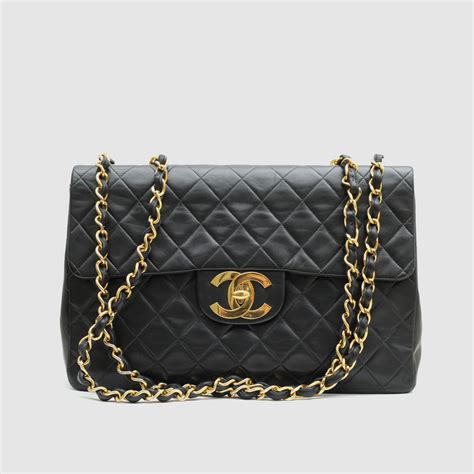 chanel large classic handbag|chanel classic bag price.